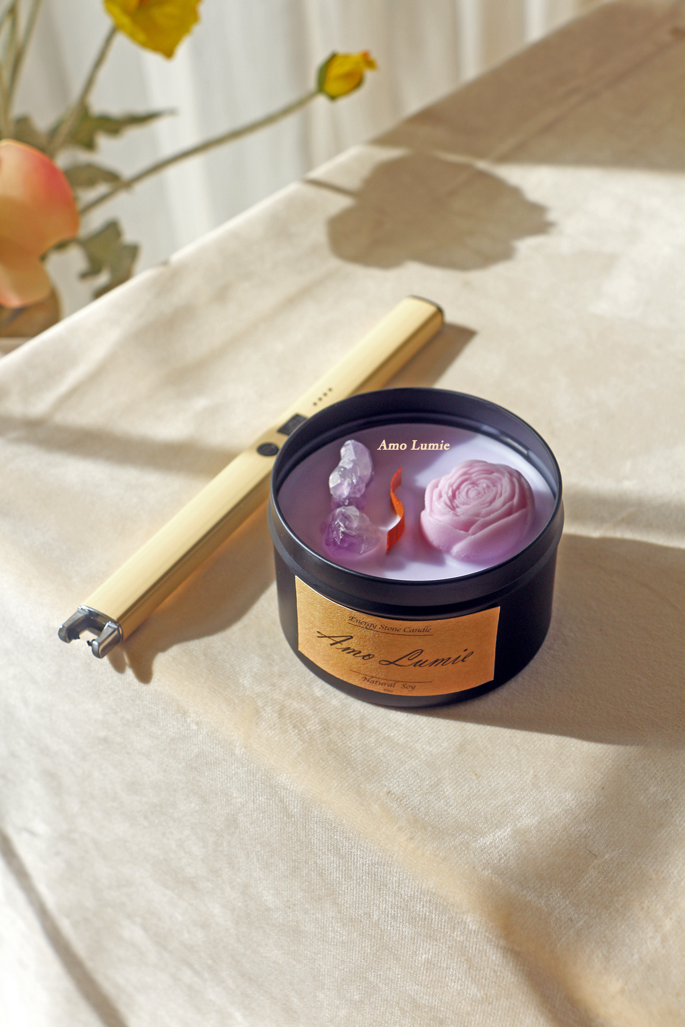 Amethyst "Wooden Citrus"