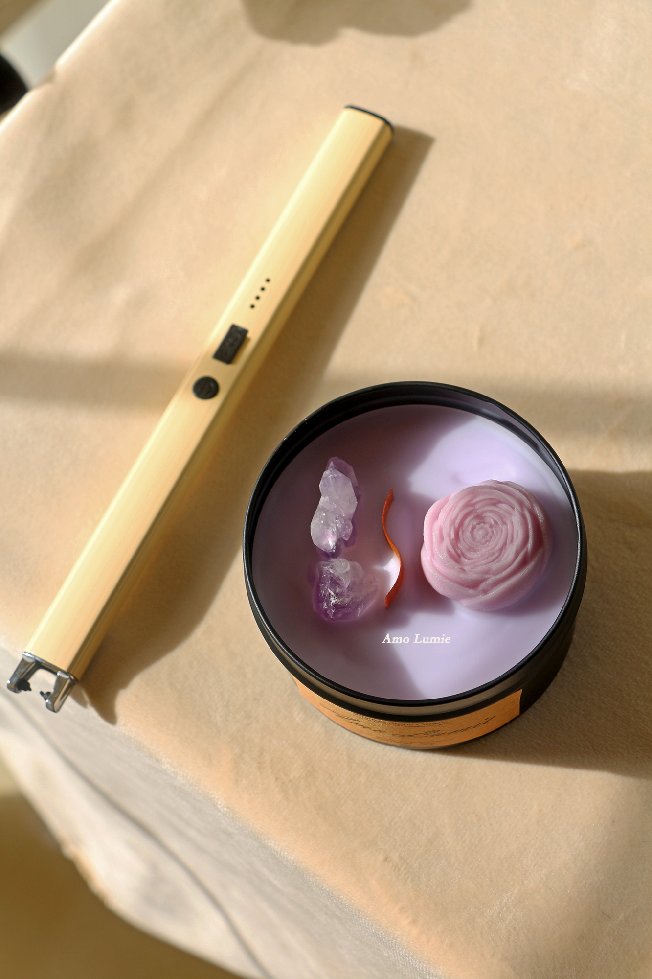 Amethyst "Wooden Citrus"